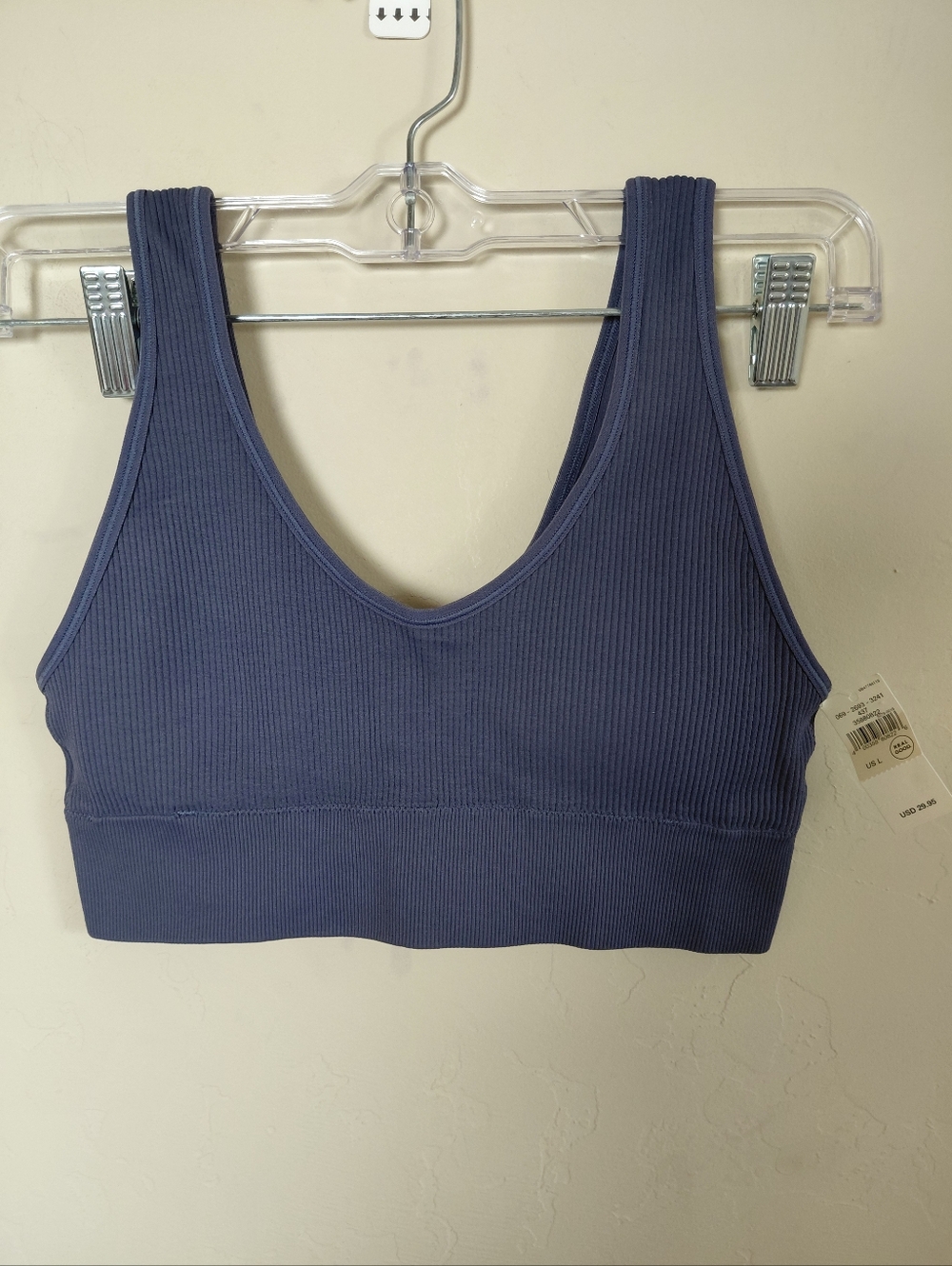 Aerie NWT seamless padded bralette size L